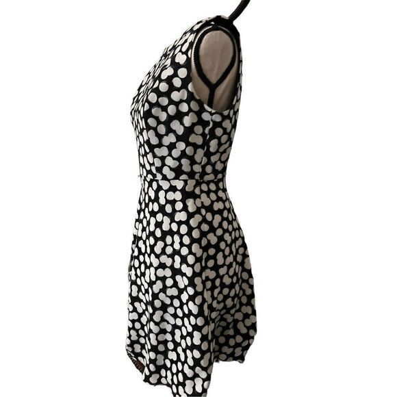 AB Studio black and white polka dot dress, size 4, good condition - Picture 3 of 3